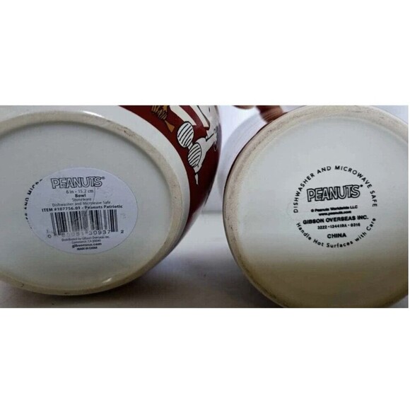 Peanuts Snoopy Woodstock Mug Bowl Ceramic - Picture 6 of 8